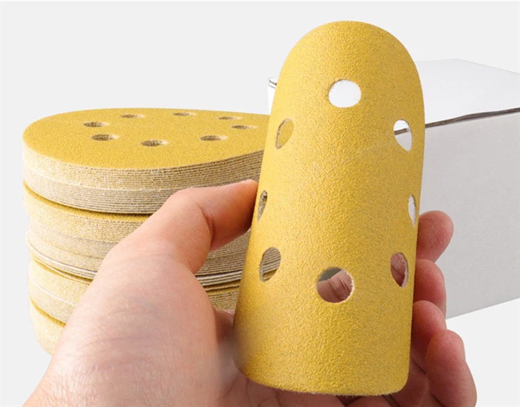 Round velcro abrasive sanding discs 02