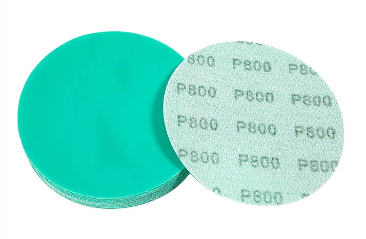 Green film sanding discs 6 Green film sanding discs 6